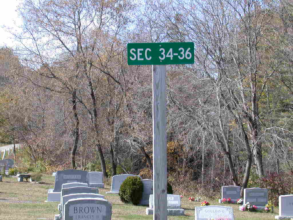 section marker